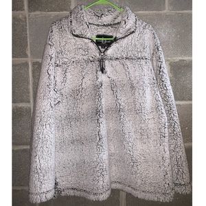 Sherpa half zip pullover